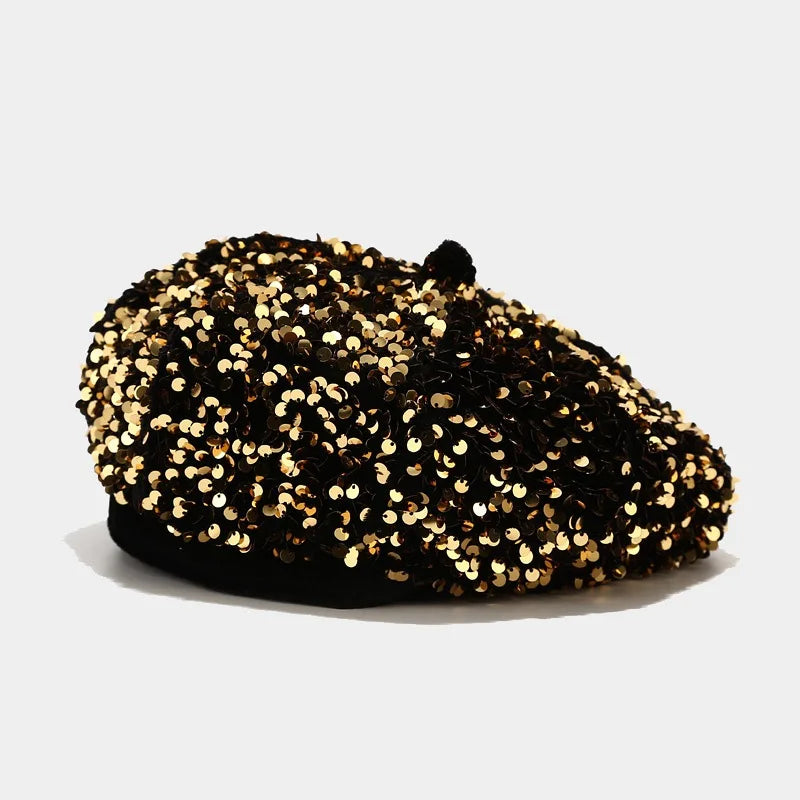 Ladies Sequin Octagonal Festival Style Bucket Hat