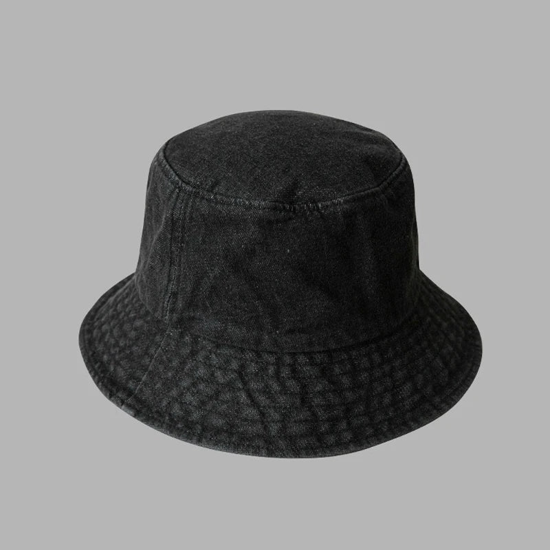 Black Cowboy Fashion Versatile Bucket Hat
