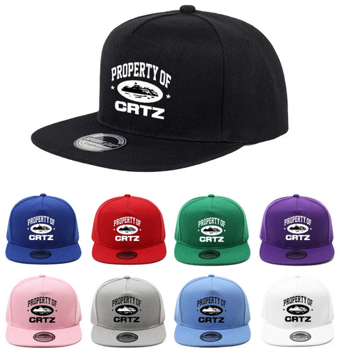 English Print Adjustable Baseball Cap