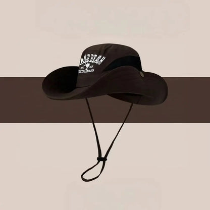 Large Brim Sun Protective Outdoor Bucket Hat