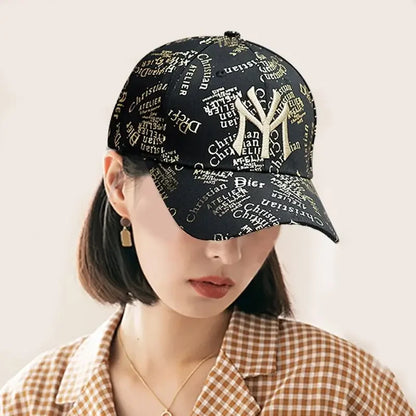 Full Print Letters Embroidery Fashion Baseball Cap