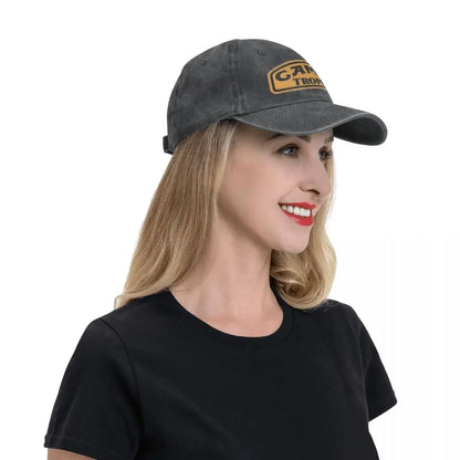 Camel Trophy Vintage Distressed Denim Baseball Cap