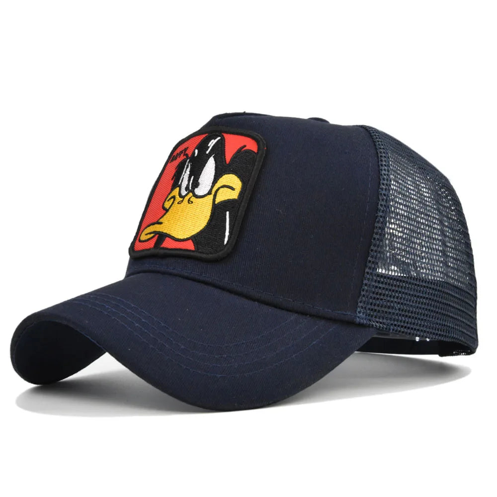 Anime Duck Patch Snapback Baseball Cap