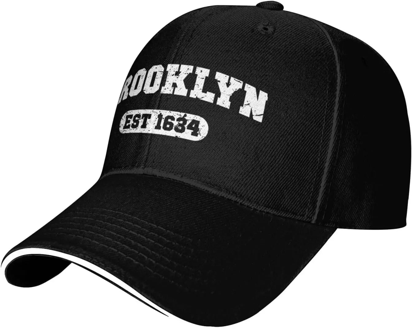 Brooklyn Est 1634 Adjustable Snapback Baseball Cap