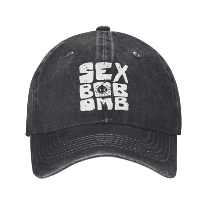 Scott Pilgrim Washed Trucker Snapback Baseball Cap