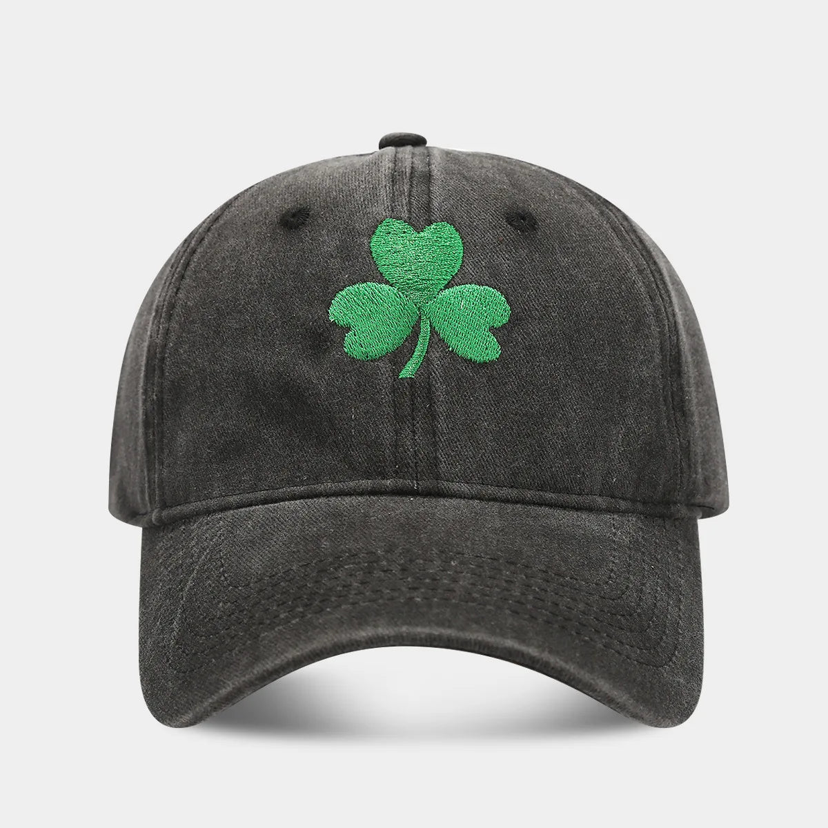 Irish Green Clover Embroidered Baseball Cap