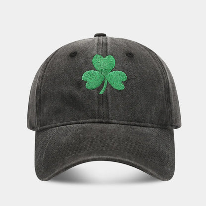 Irish Green Clover Embroidered Baseball Cap