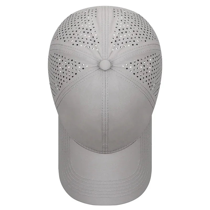 Lightweight Quick Dry Laser Punched Baseball Cap