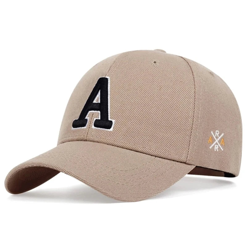 A Letter Side AR Embroidery Baseball Cap