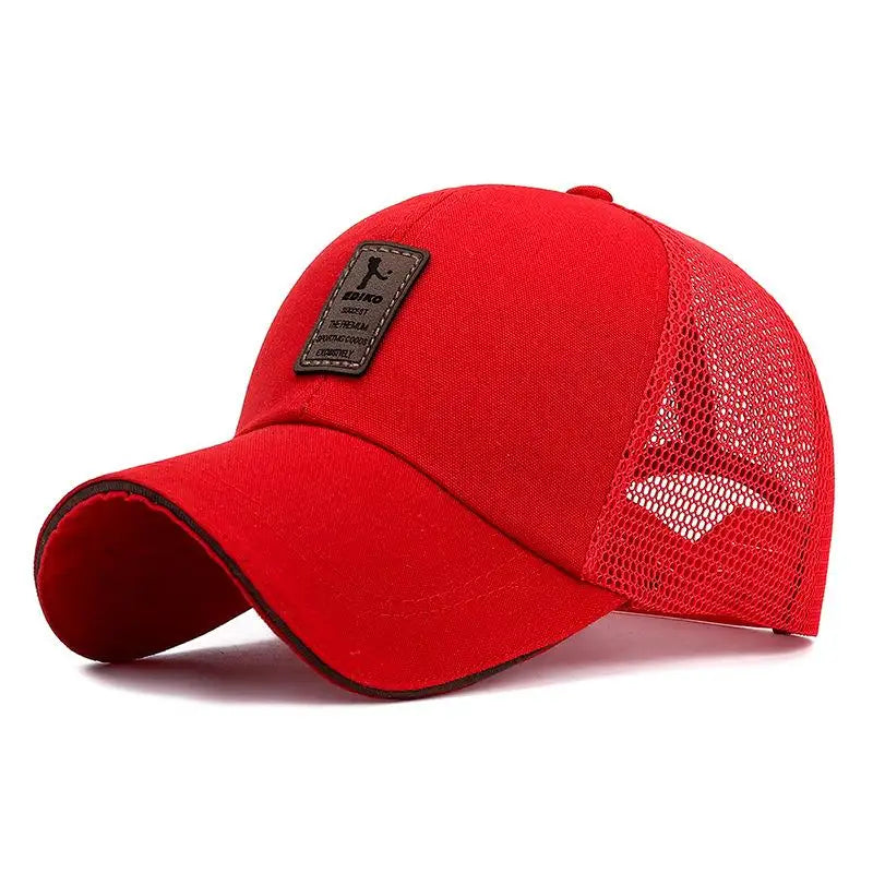 Unisex Cap Casual Plain Mesh Baseball Cap Adjustable Snapback Hats