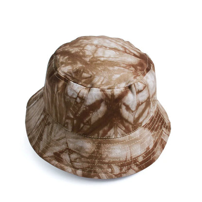 Xinbaoguan Tie Dyed Short Brim Summer Bucket Hat