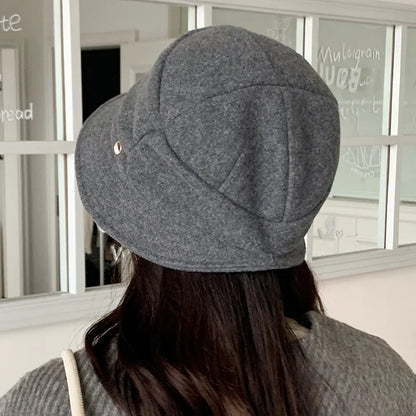 Women's Foldable Warm Bucket Hat