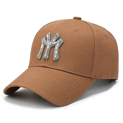 Rhinestone Spring Autumn Baseball Cap