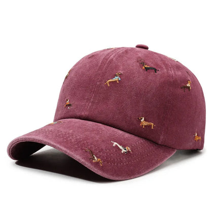 Vintage Washed Australian Wool Distressed Duckbill Baseball Cap