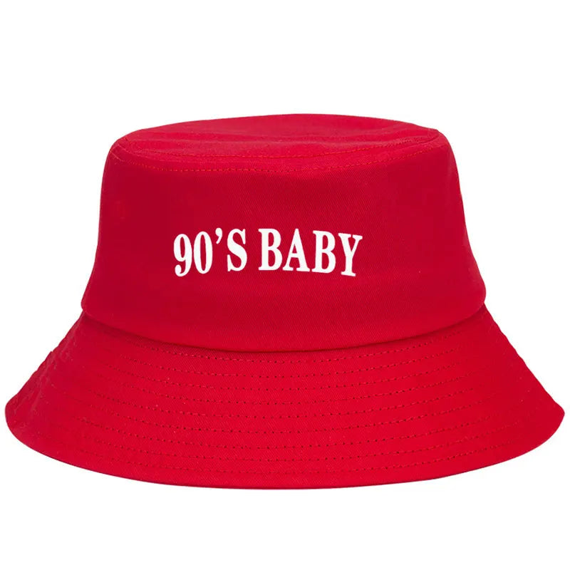 Number Print Cotton Bucket Hat