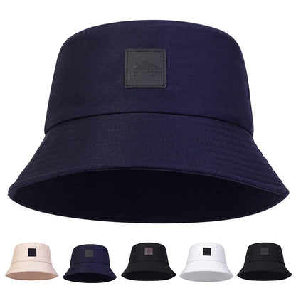 New York Leather Label Personality Bucket Hat