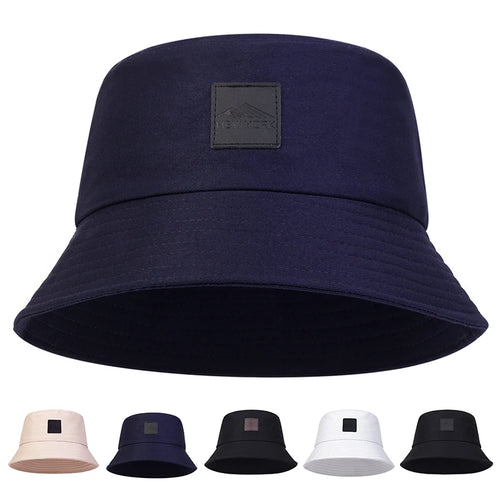 New York Leather Label Personality Bucket Hat