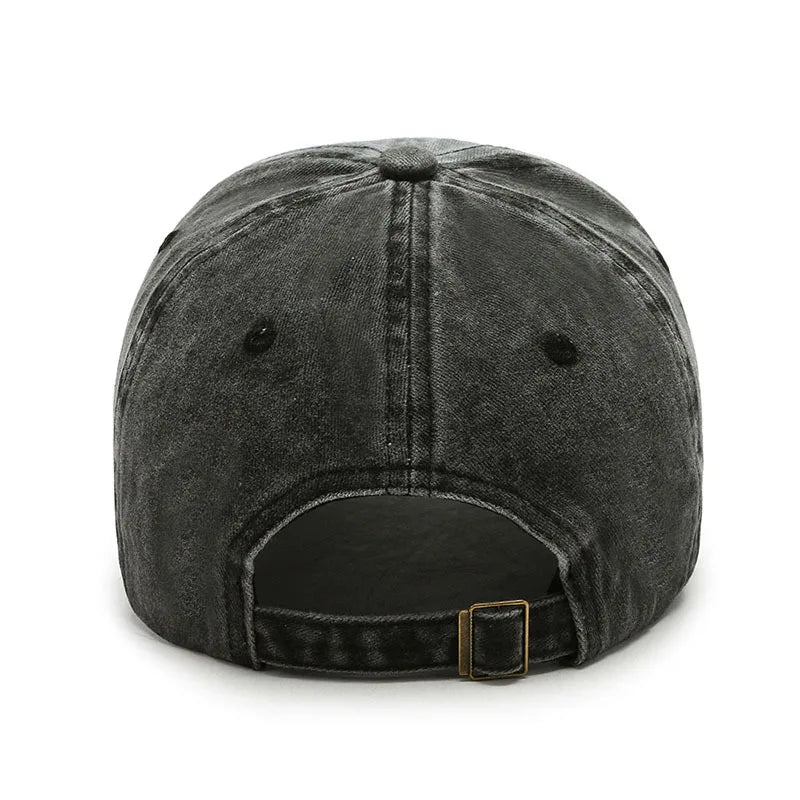 Retro Korean Washed Baseball Cap