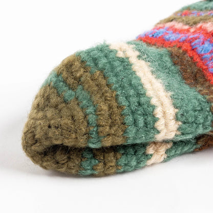 Hand Woven Colorful Knitted Winter Bucket Hat