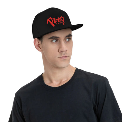 Berserk Anime Logo Casual Snapback Cap