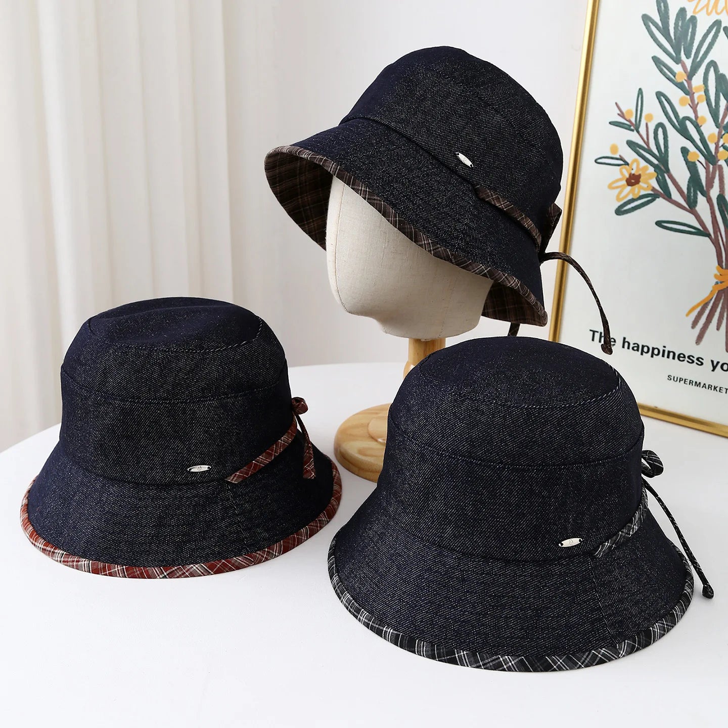 Japanese Style Bow Bucket Hat