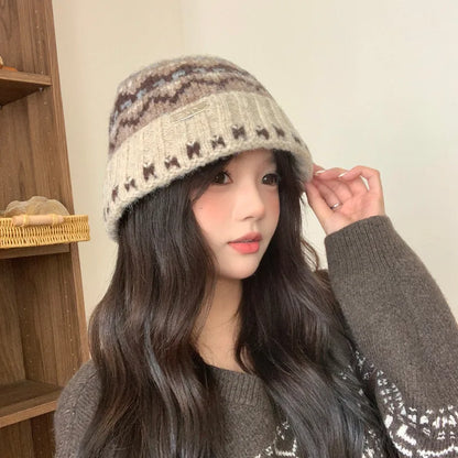 Knit Winter Fisherman Bucket Hat