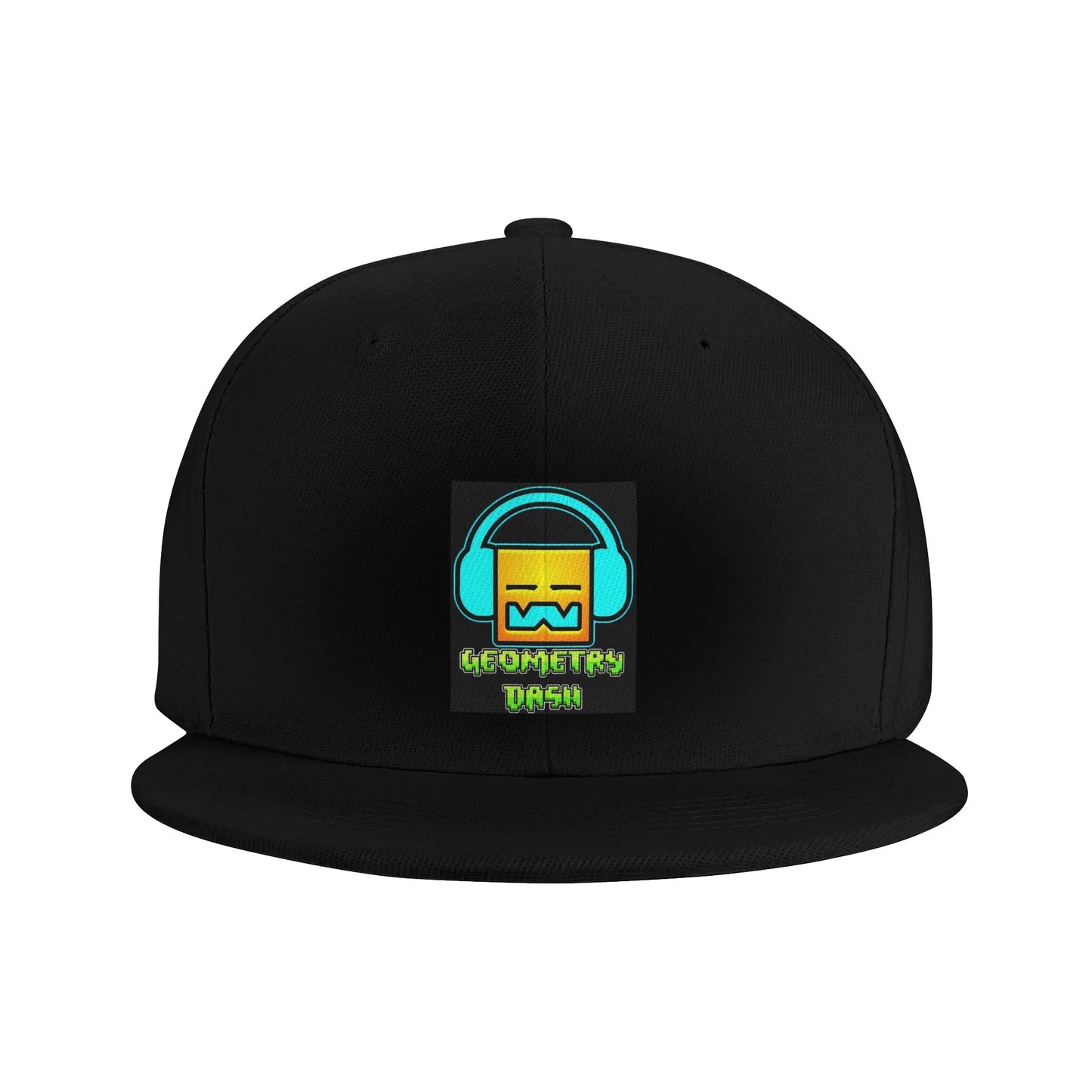 Geometry Dash Cute Geometric Game Design Snapback Cap