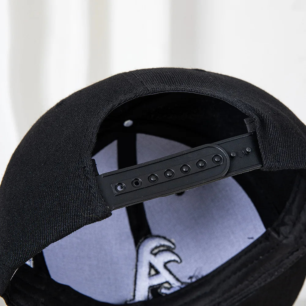 Color Block Letter Hip Hop Snapback Cap