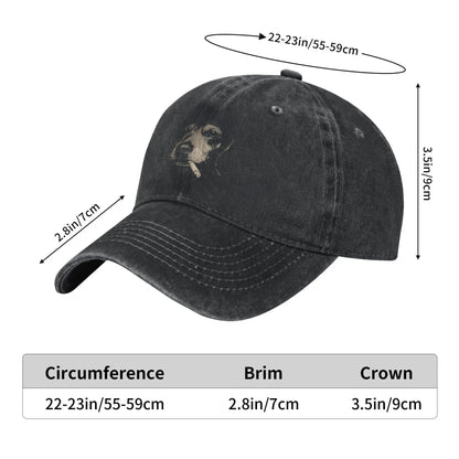 Dog Smoking Dachshund Meme Baseball Cap
