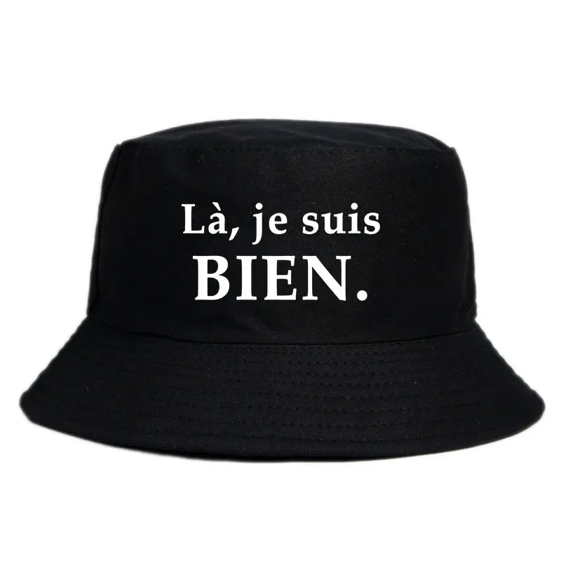 France BIEN Print Reversible Cotton Bucket Hat