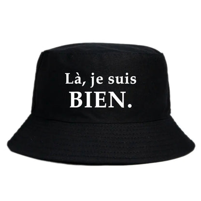 France BIEN Print Reversible Cotton Bucket Hat