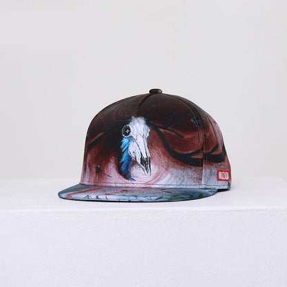 Unisex Graffiti Print Hip-Hop Cap