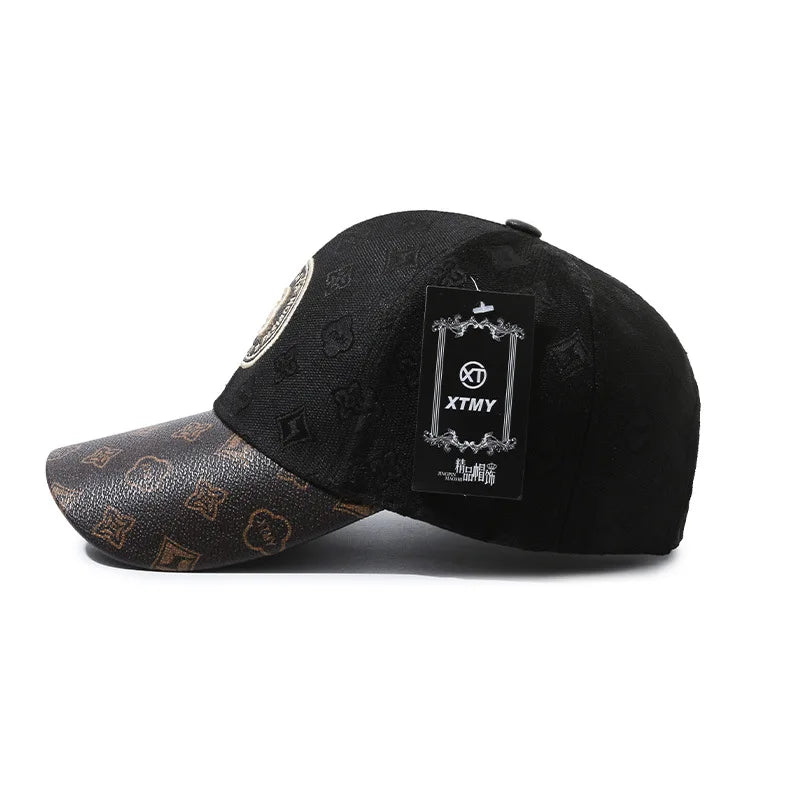 Letter Embroidered Breathable Face Slimming Baseball Cap