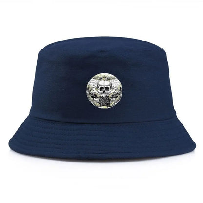 Skull & Rose Bucket Hat Unisex