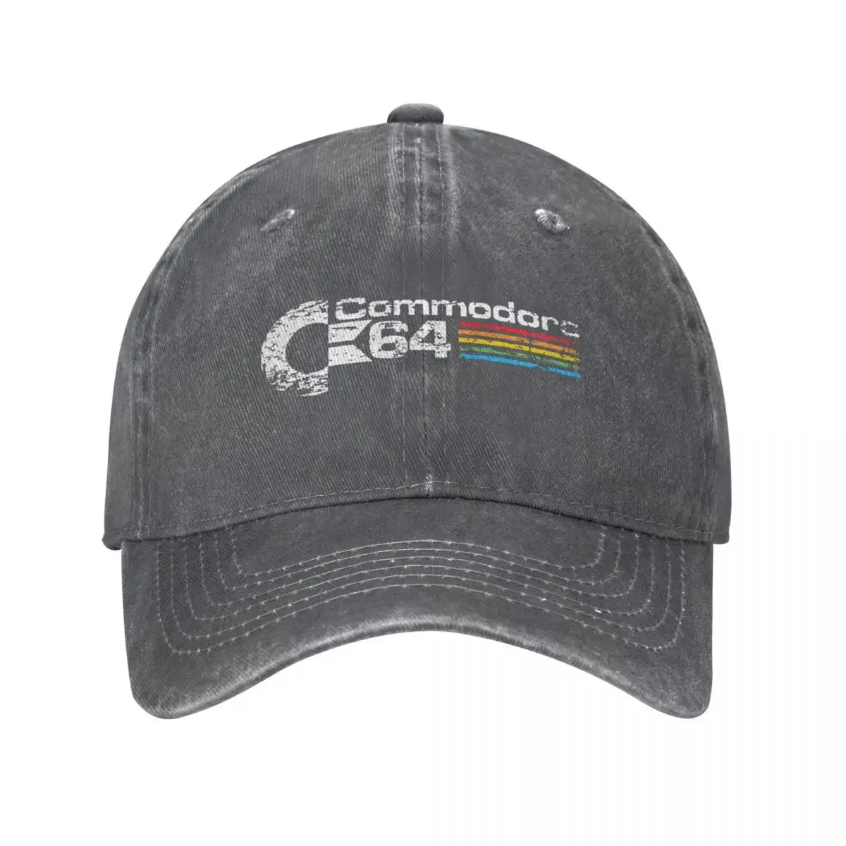 Hip Hop Retro Commodore 64 Denim Baseball Cap