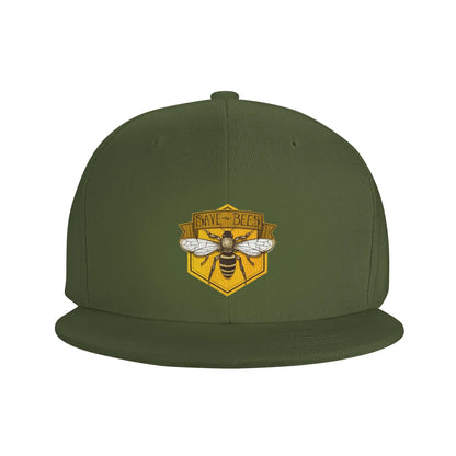 Save The Bees Printed Unisex Snapback Cap
