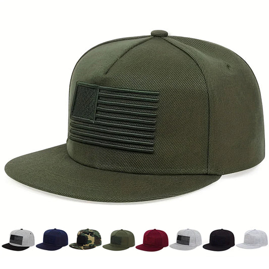 Unisex American Flag Embroidery Baseball Hats