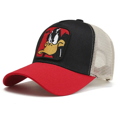 Anime Duck Patch Snapback Baseball Cap