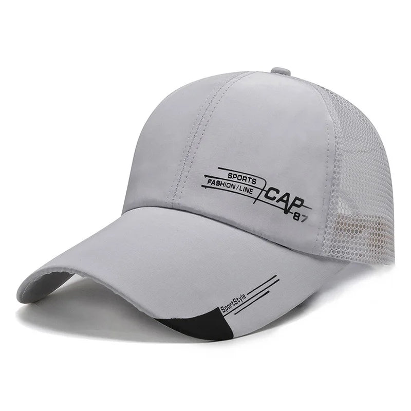 Unisex Mesh Ponytail Snapback Baseball Cap