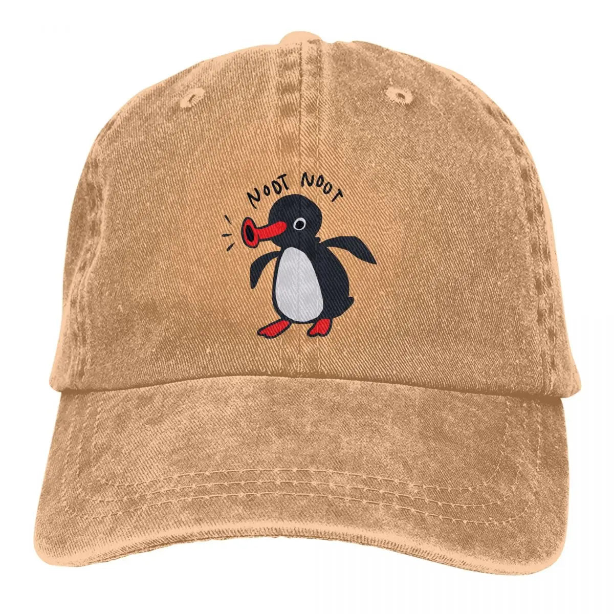 Noot Pingu Penguin Snapback Baseball Cap