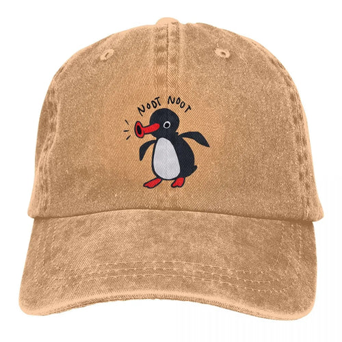 Noot Pingu Penguin Snapback Baseball Cap