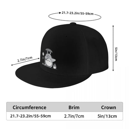 Bring The Umbrella Dark Ghibli Snapback Cap
