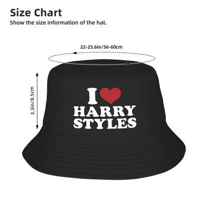 I Love Harry Styles Street Style Bucket Hat