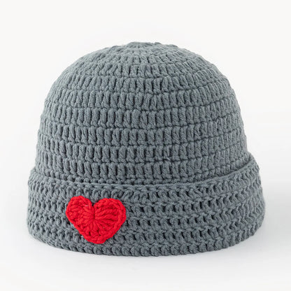 Handmade Crochet Love Yarn Winter Bucket Hat