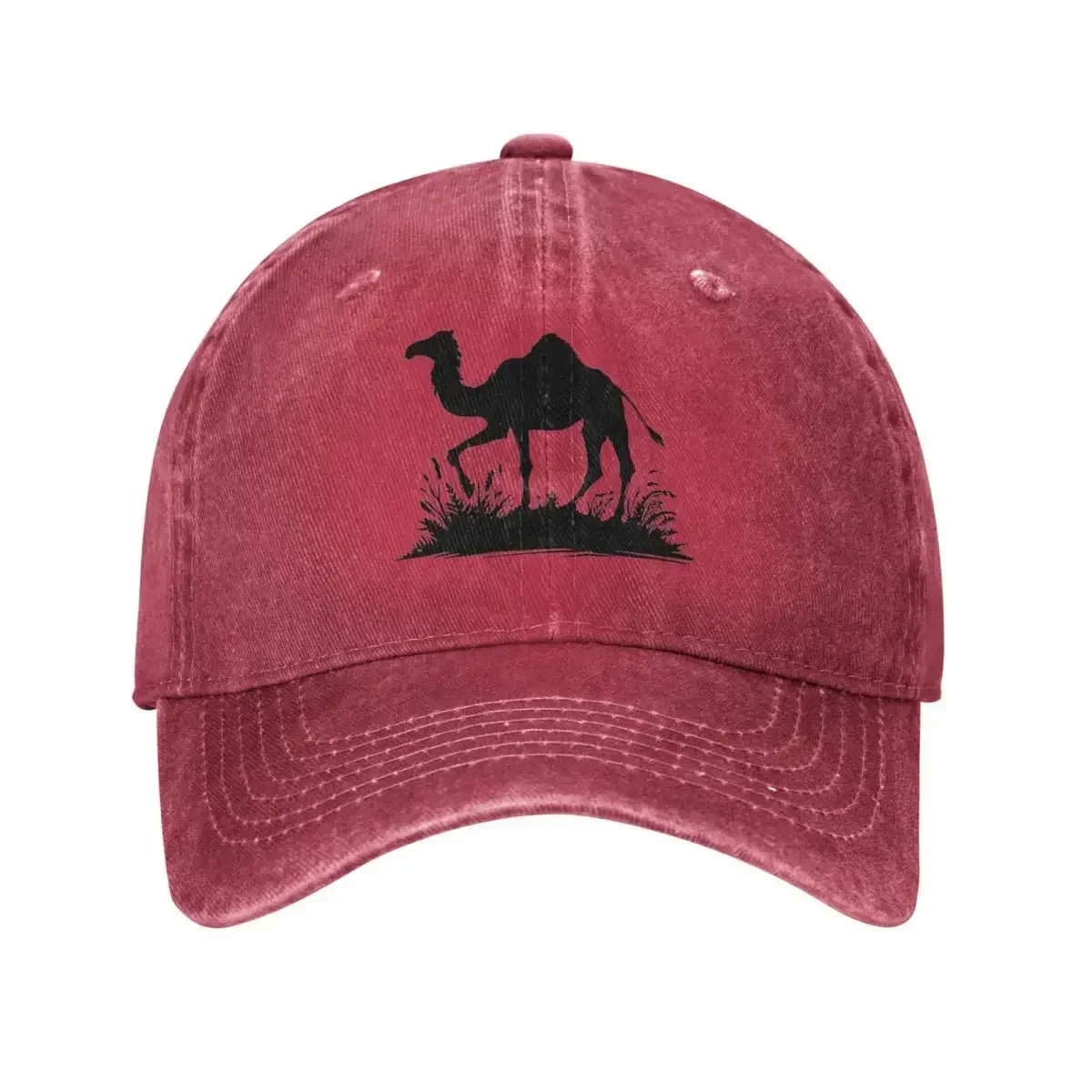 Vintage Distressed Camel Silhouette Baseball Cap