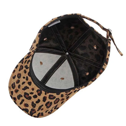 Unisex Leopard Print Baseball Cap