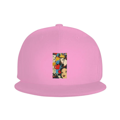 Cartoon Snow White Villains Graphic Streetwear Snapback Cap
