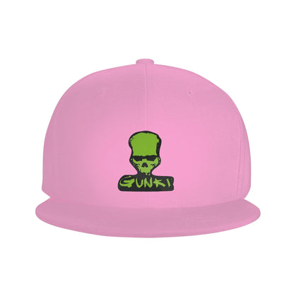 Gunki Logo Angling Skull Unisex Snapback Cap
