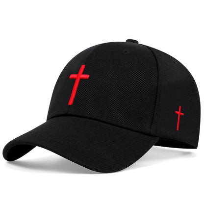 Simple Black Cotton Hip Hop Baseball Cap