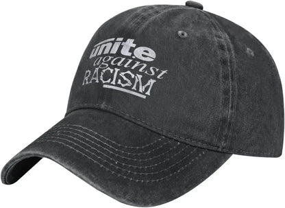 Unite Against Racism Cotton Distressed Baseball Cap